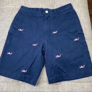 Vineyard Vines Flat Front Patriotic Whale Shorts 28